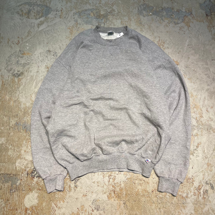 #3514 古着/Russell/ラッセル/Crewneck sweat/クルーネックスウェット/無地/サイズXL