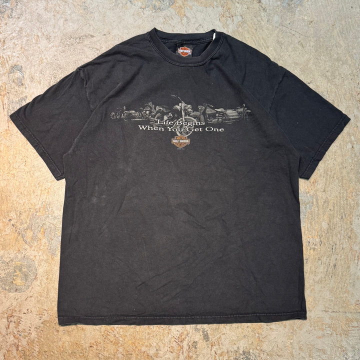 Used clothing Made in USA Harley-Davidson/Harley-Davidson/Printed T-shirt/Size XL