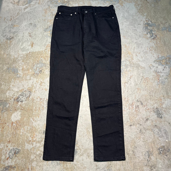 #4191 古着 Levi's/リーバイス/Black Denim Pants/ブラックデニムパンツ/黒タブ/551/サイズ36×34