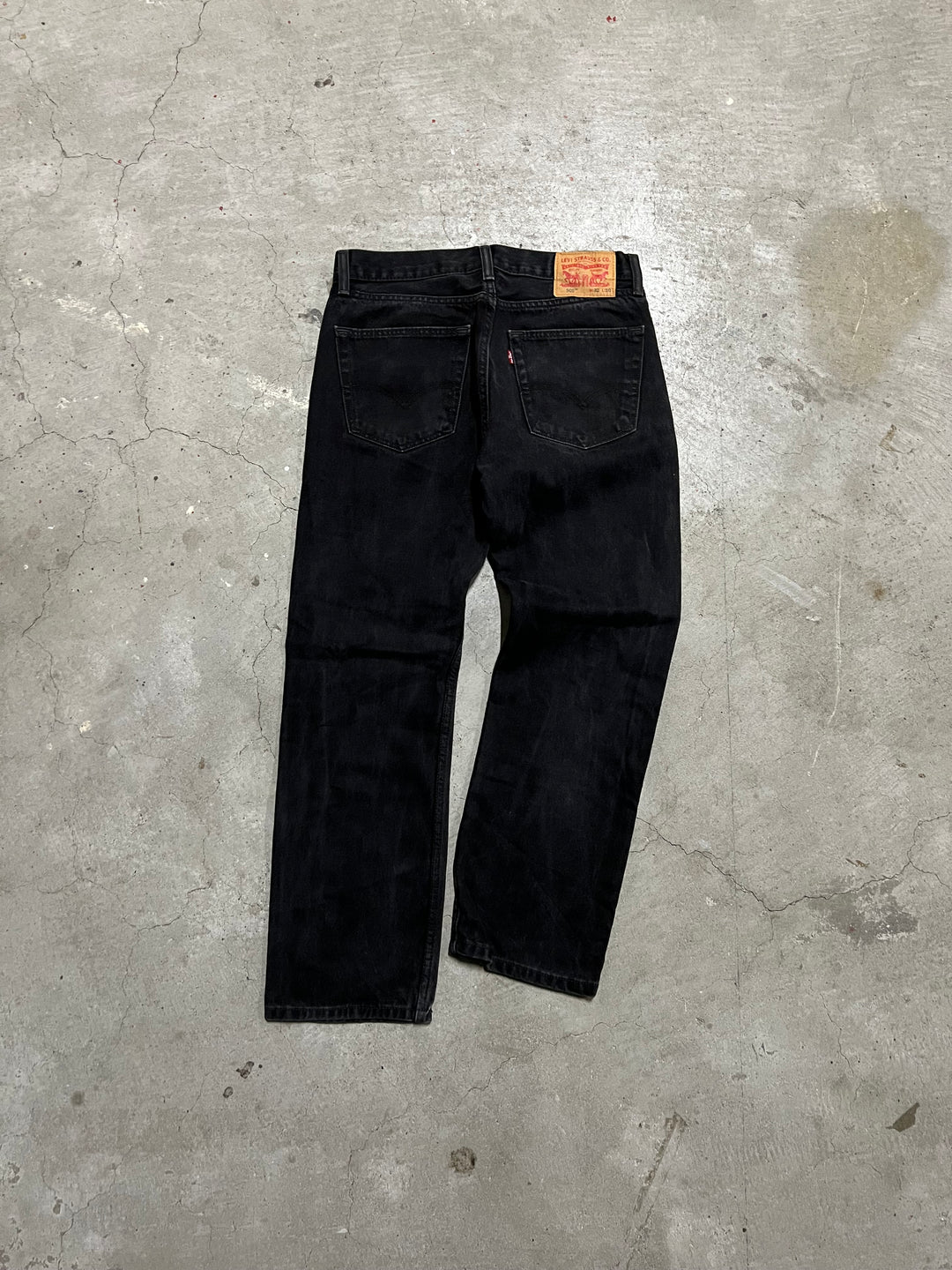 #MA14 古着 Levi's/リーバイス/Black Denim Pants/ブラックデニムパンツ/505/実寸サイズ31×29