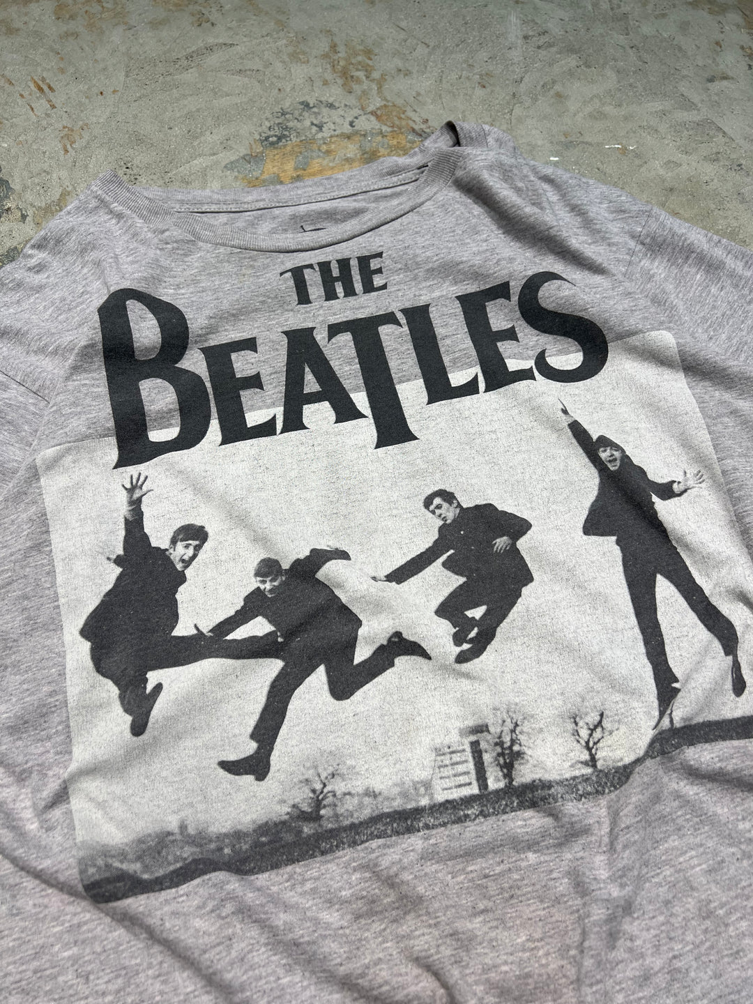 #MA88 古着 THE BEATLES/ビートルズ/フォト プリント Tシャツ/サイズL