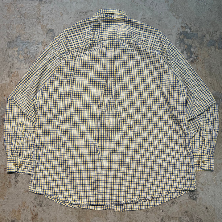 古着 TIMBERLAND/ ティンバーランド/  ボタンダウン長袖シャツ/ チェック柄/ サイズXL
