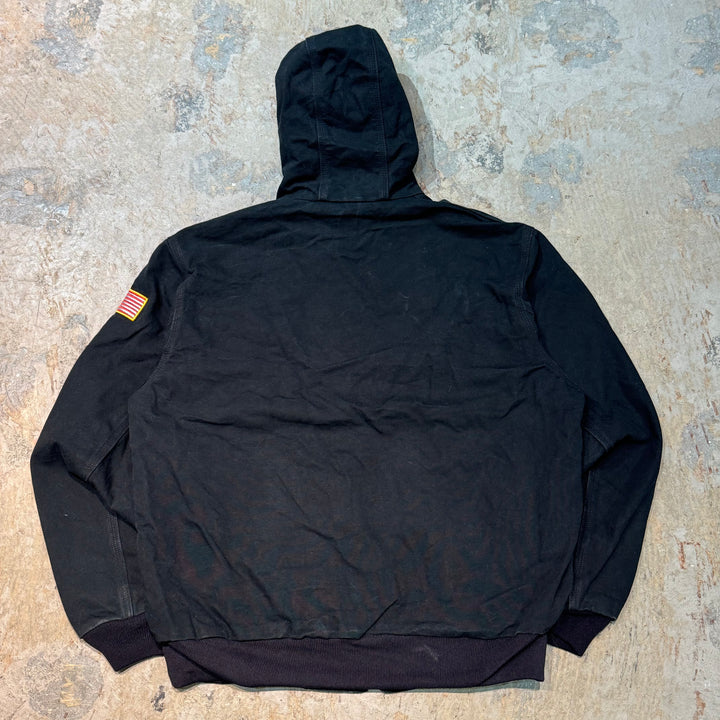 二手衣服美国制造Carhartt/汽车心/活动夹克/鸭面料/企业标志/内衬热/尺寸XL