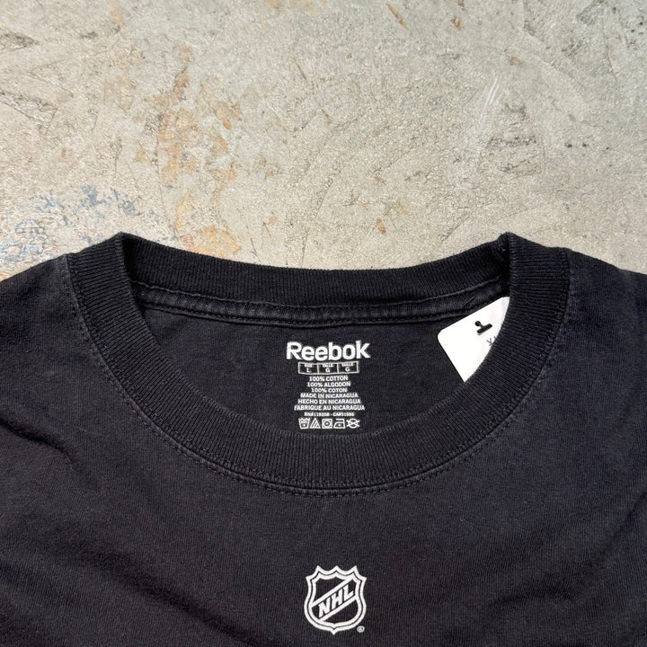 빈티지 Reebok/NHL/피츠버그 펭귄/프린트 티셔츠/크기 l