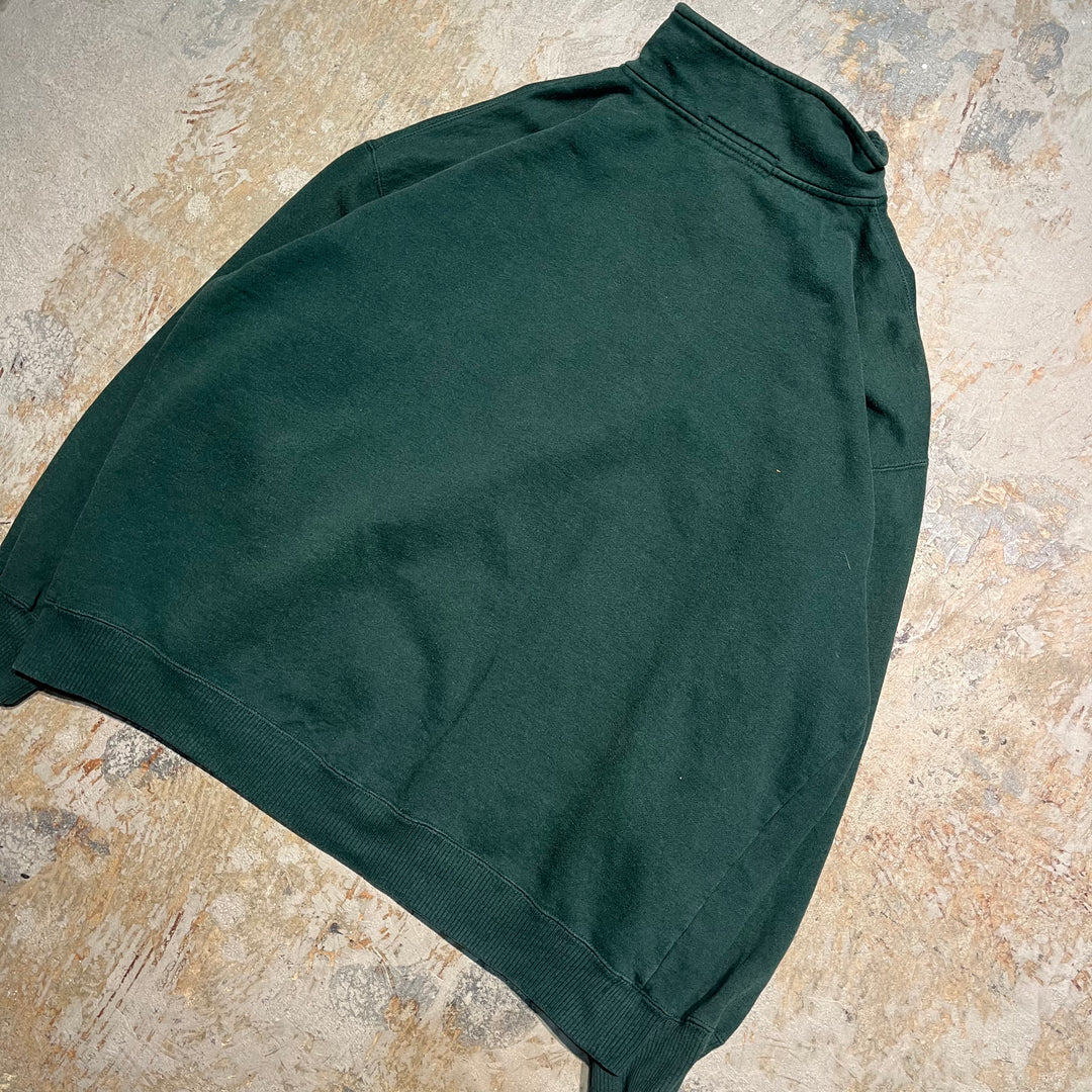 #1941 古着 Unknow / Half Zip Sweatshirts / ハーフジップスウェット / 刺繍ロゴ / サイズ2XL