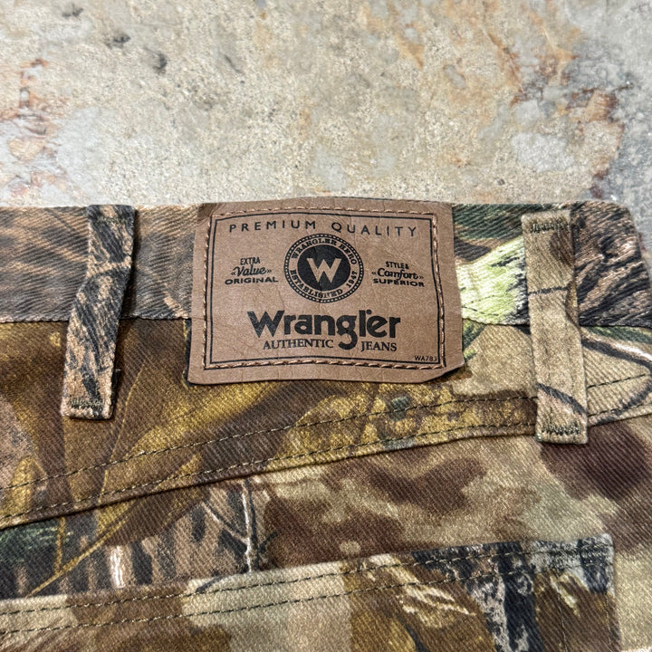 古着 Wrangler/ ラングラー/ リアルツリーダブルニーパンツ/ 実寸サイズ32×33