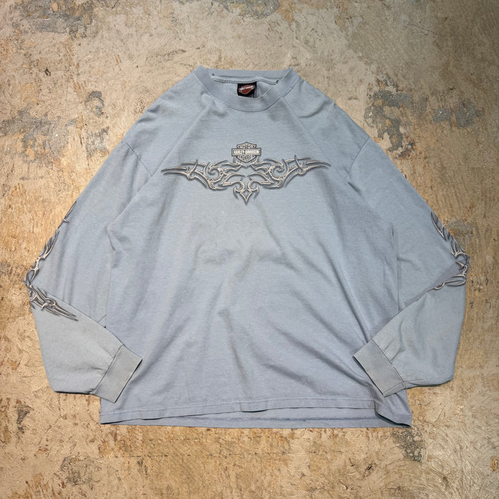 古着 Harley-Davidson/ハーレーダビッドソン/ プリントロングTシャツ/ サイズXL