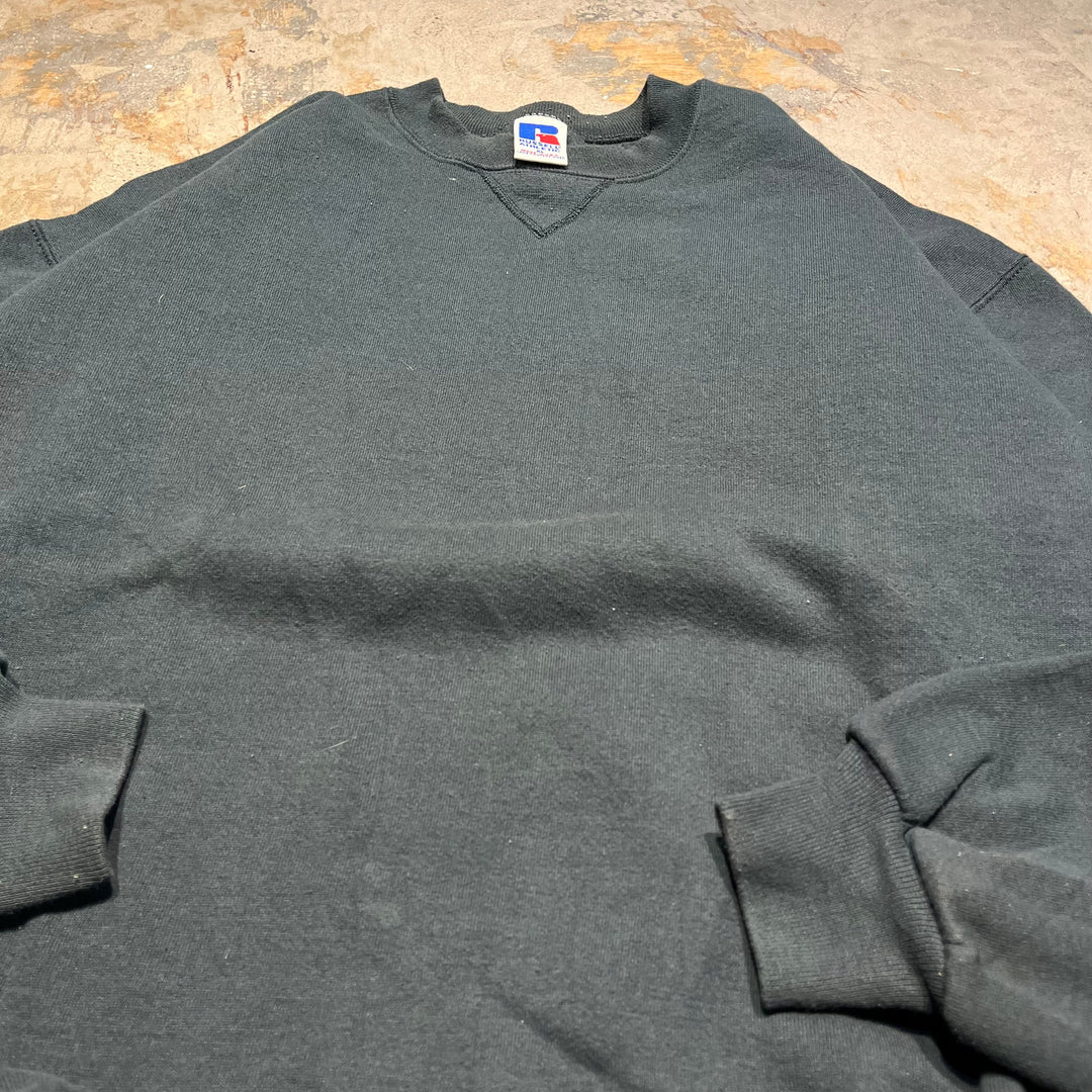 #3527 古着/Russell/ラッセル/Crewneck sweat/クルーネックスウェット/ブランクスウェット/無地/MADE IN U.S.A/サイズXL