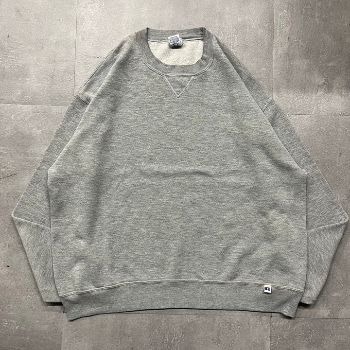 古着 90's〜 RUSSELLATHLETIC/ ラッセル アスレチック/ クルーネックブランクスウェット/ サイズXL