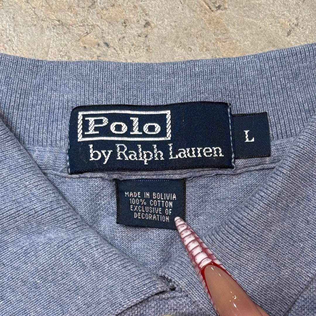 古着 polo by ralph lauren/ ポロ バイ ラルフローレン/ 半袖ポロシャツ/ サイズL