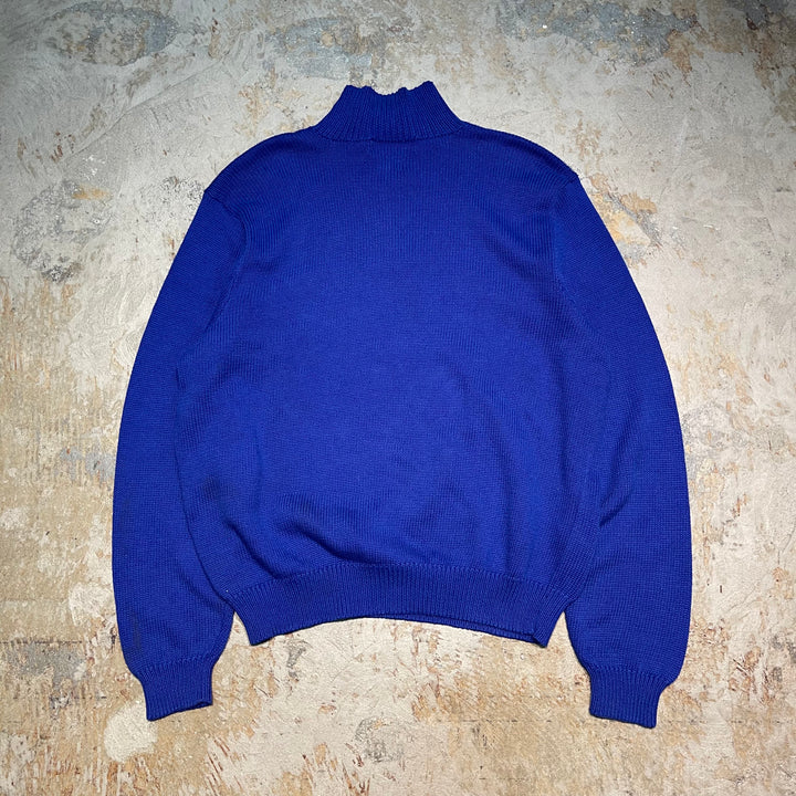 #3330 古着 Polo Ralph Lauren/ポロラルフローレン / Half Zip Cotton Knit Sweater/ハーフジップ コットンニット セーター / サイズXXL