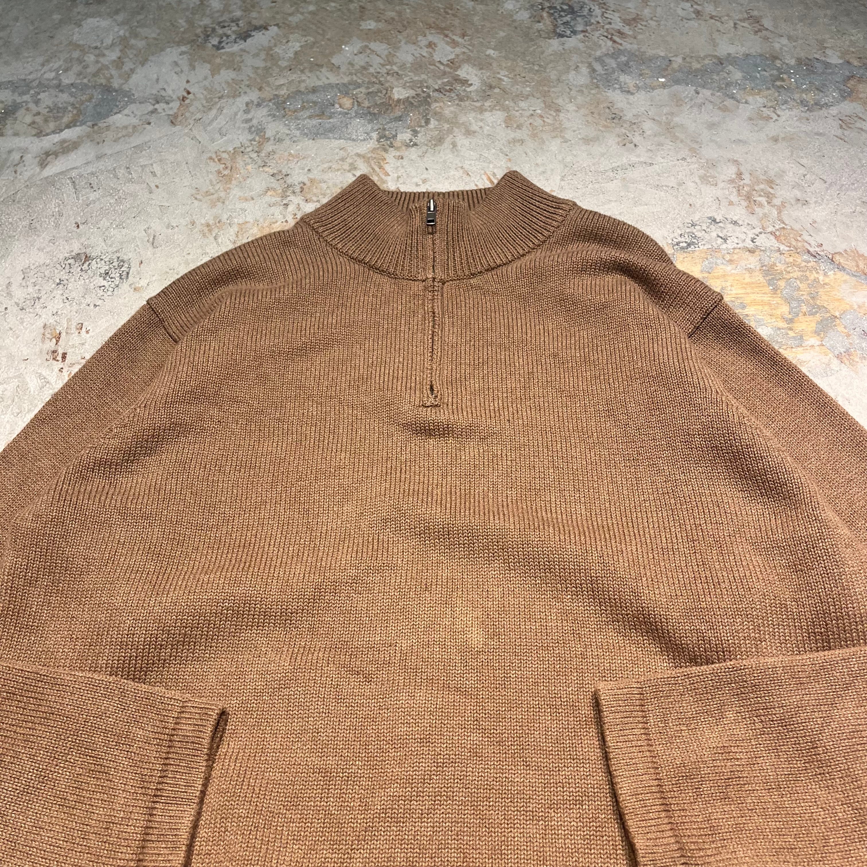 LLビーン ハーフジップ ニット L 3384 L.L.Bean/エルエルビーン/Half zip knit/ハーフジップ