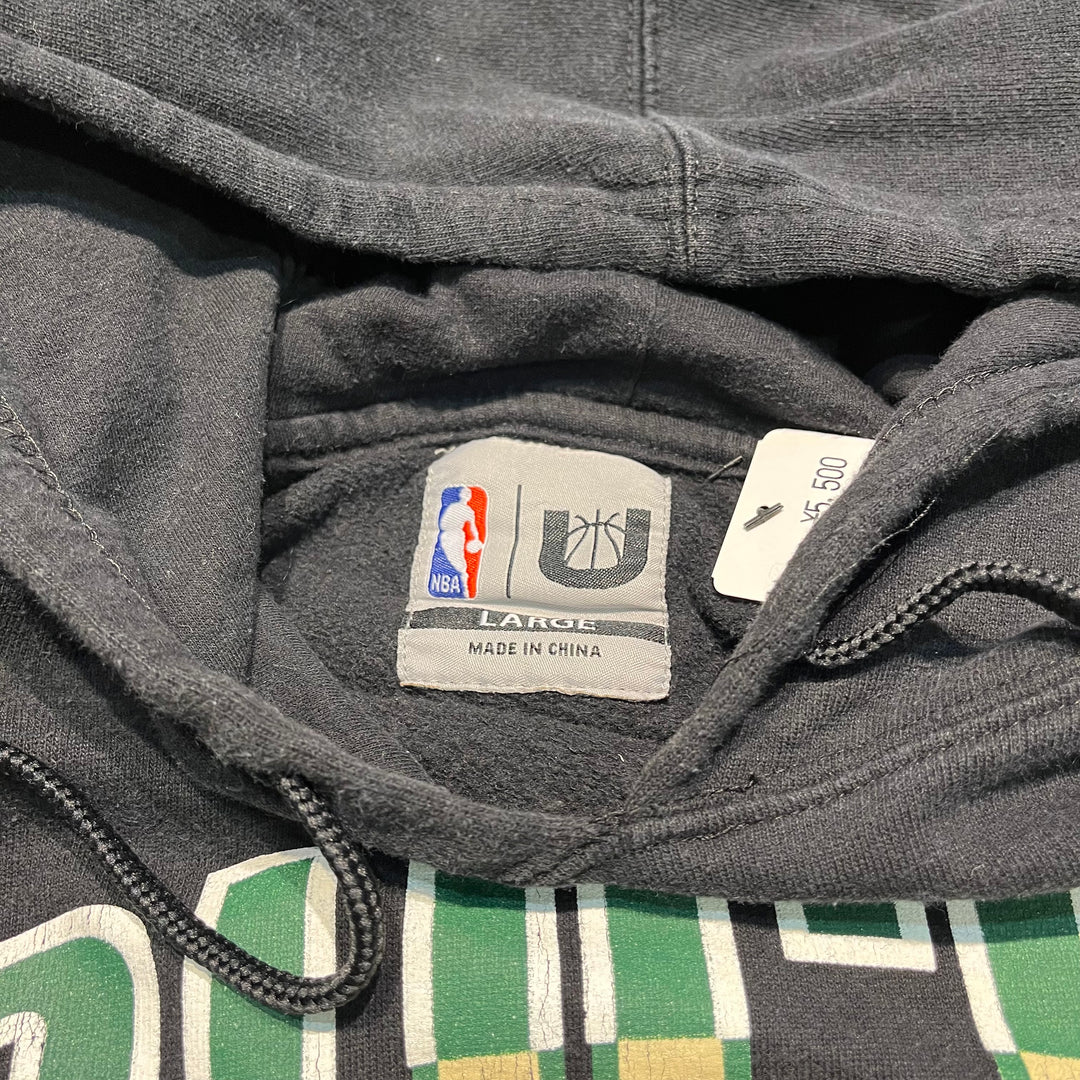 #4167 古着 NBA/Pull over Parker/プルオーバーパーカー/BUCKS BASKETBALL/ミルウォーキー・バックス/サイズL