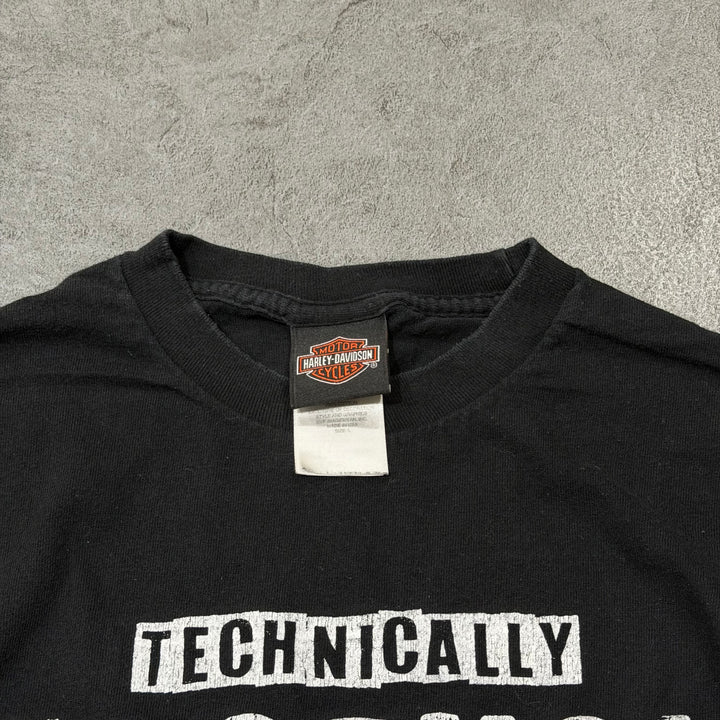 古着 USA製 Harley-Davidson/ハーレーダビッドソン/ プリントTシャツ/ サイズL