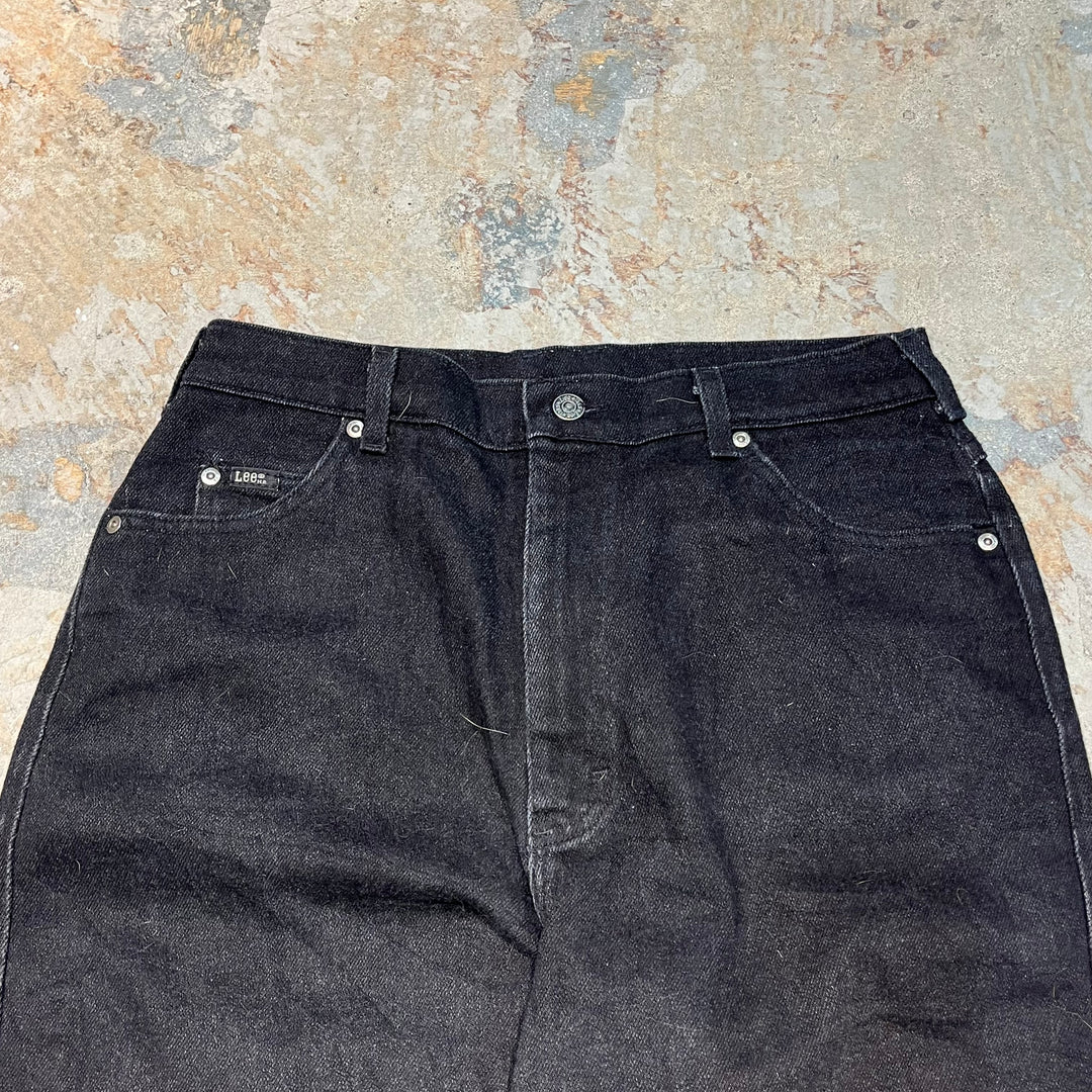 #4185 古着　Lee/リー/Black Denim Pants/ブラックデニムパンツ/サイズ14