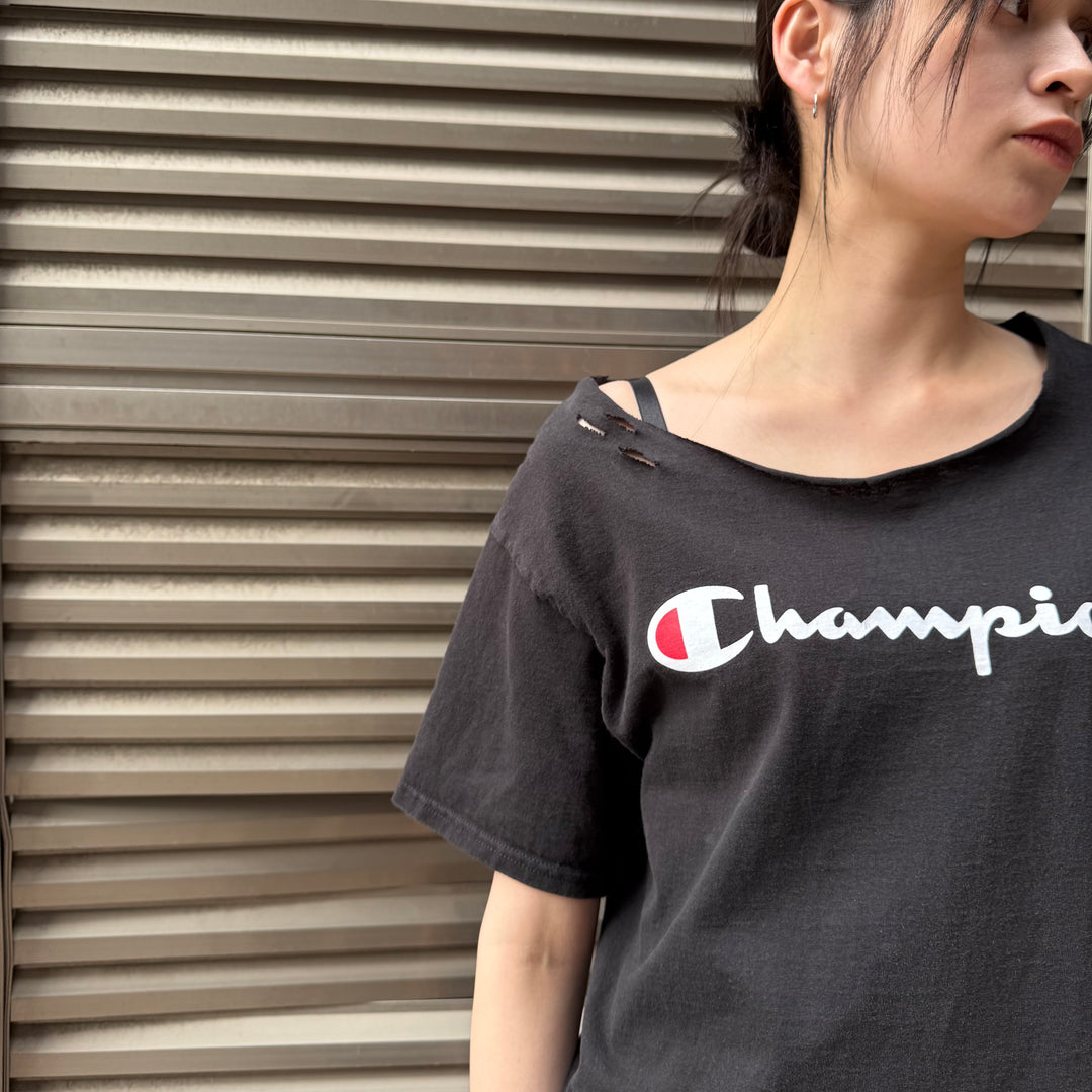 旧衣服Champion/冠军/印花T恤/尺寸M