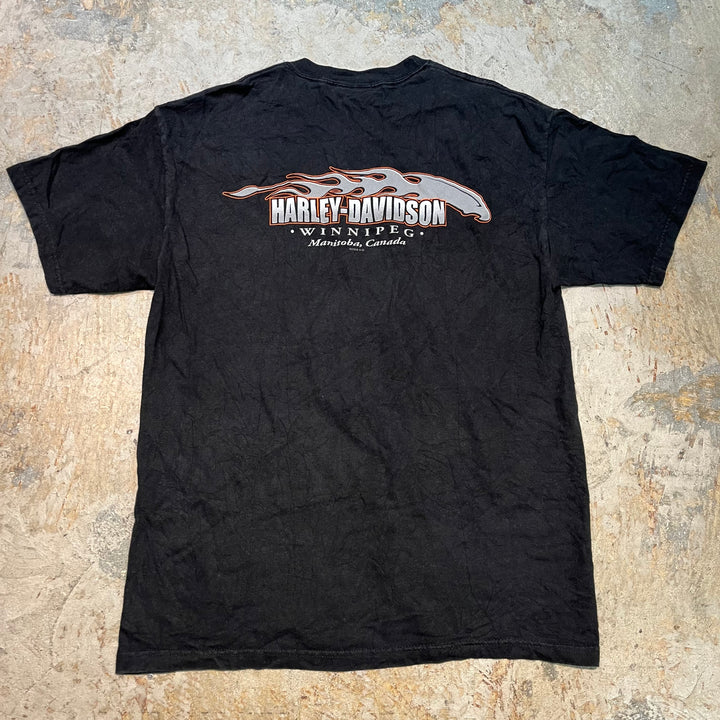 Used clothing Made in USA Harley-Davidson/Harley-Davidson/Printed T-shirt/Size