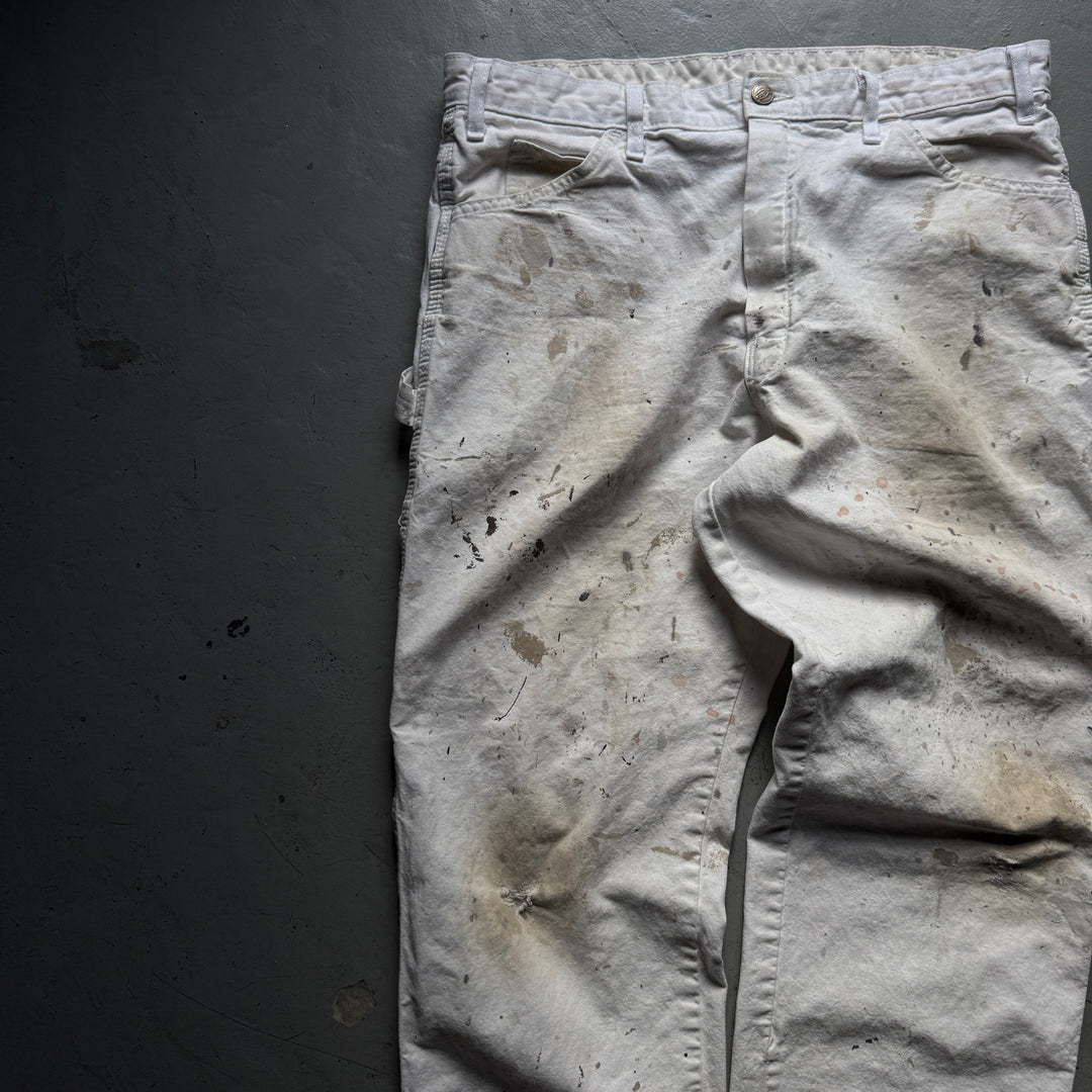 古着 Dickies×SHERWIN WILLIAMS/ディッキーズ× シャーウィン・ウィリアムズ/ ペインターパンツ / 企業ロゴ/ 実寸サイズ35×29