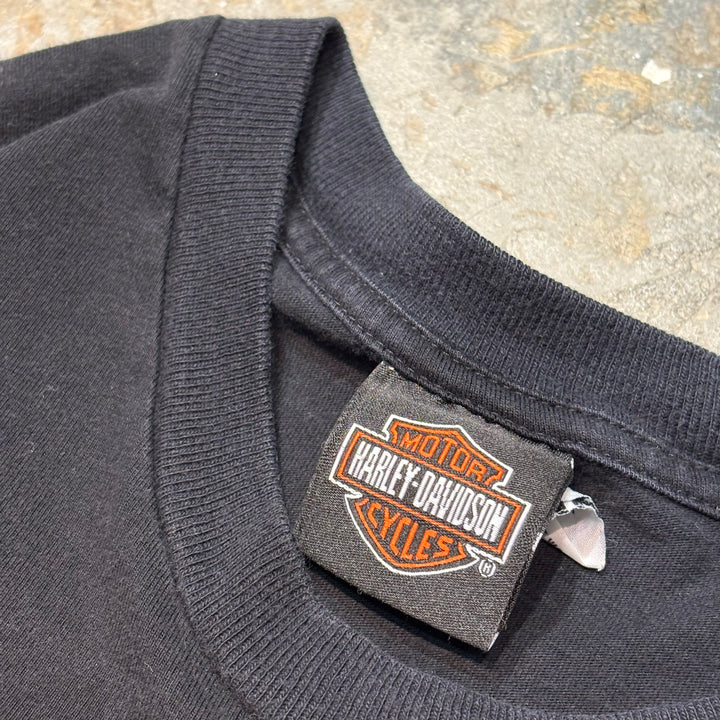 Used clothing Made in USA Harley-Davidson/Harley-Davidson/Printed T-shirt/Size L
