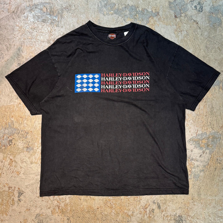 Used clothing Made in USA Harley-Davidson/Harley-Davidson/Printed T-shirt/Size 2XL