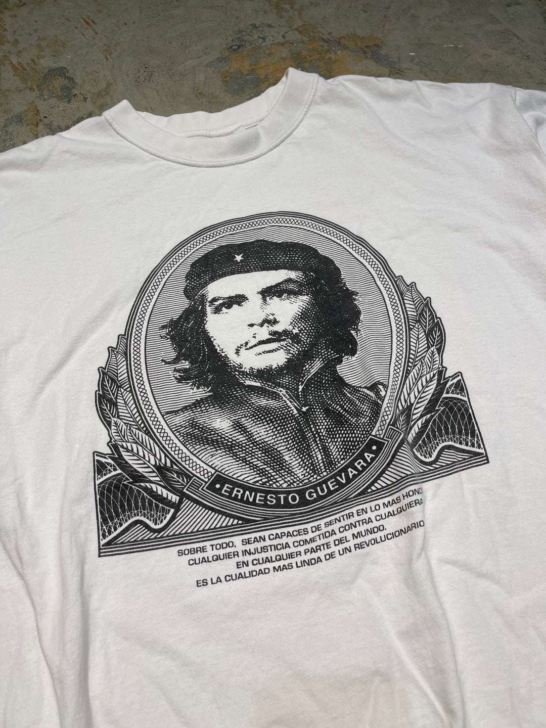 #MA156 古着 CHE GUEVARA/チェ･ゲバラ / 元キューバ産業大臣 / ヴィンテージ シングルステッチ メッセージ プリントTシャツ/サイズXXL