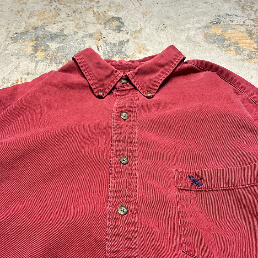 #4382 古着　Eddie Bauer/エディーバウアー/Long Sleeve Button Down Shirt/長袖ボタンダウンシャツ/サイズL