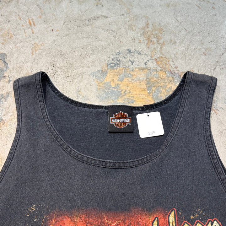 古着 Harley-Davidson/ ハーレーダビッドソン/ ノースリーブプリントTシャツ/ サイズXL相当