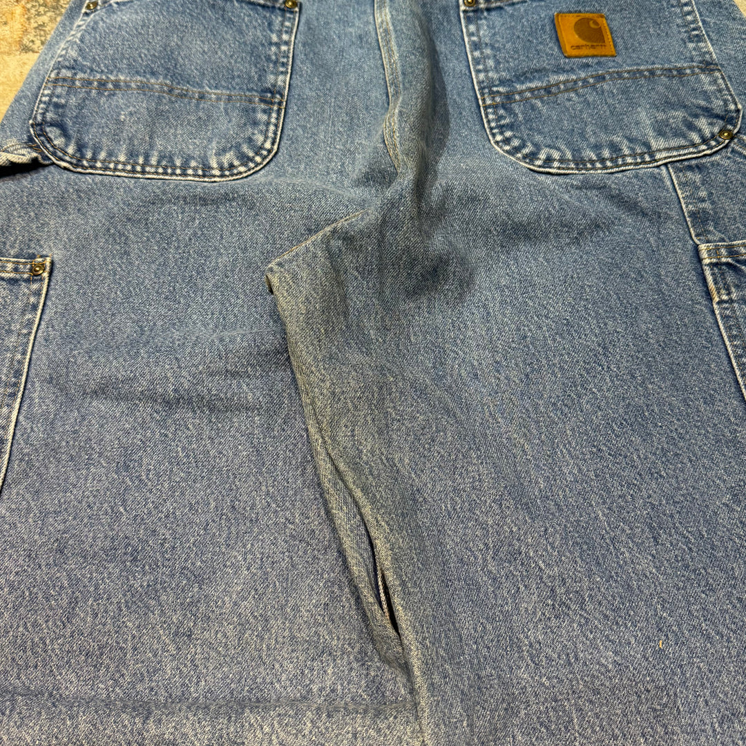 旧衣服USA制Carhartt/车心/双缝漆裤子/实际尺寸33×34