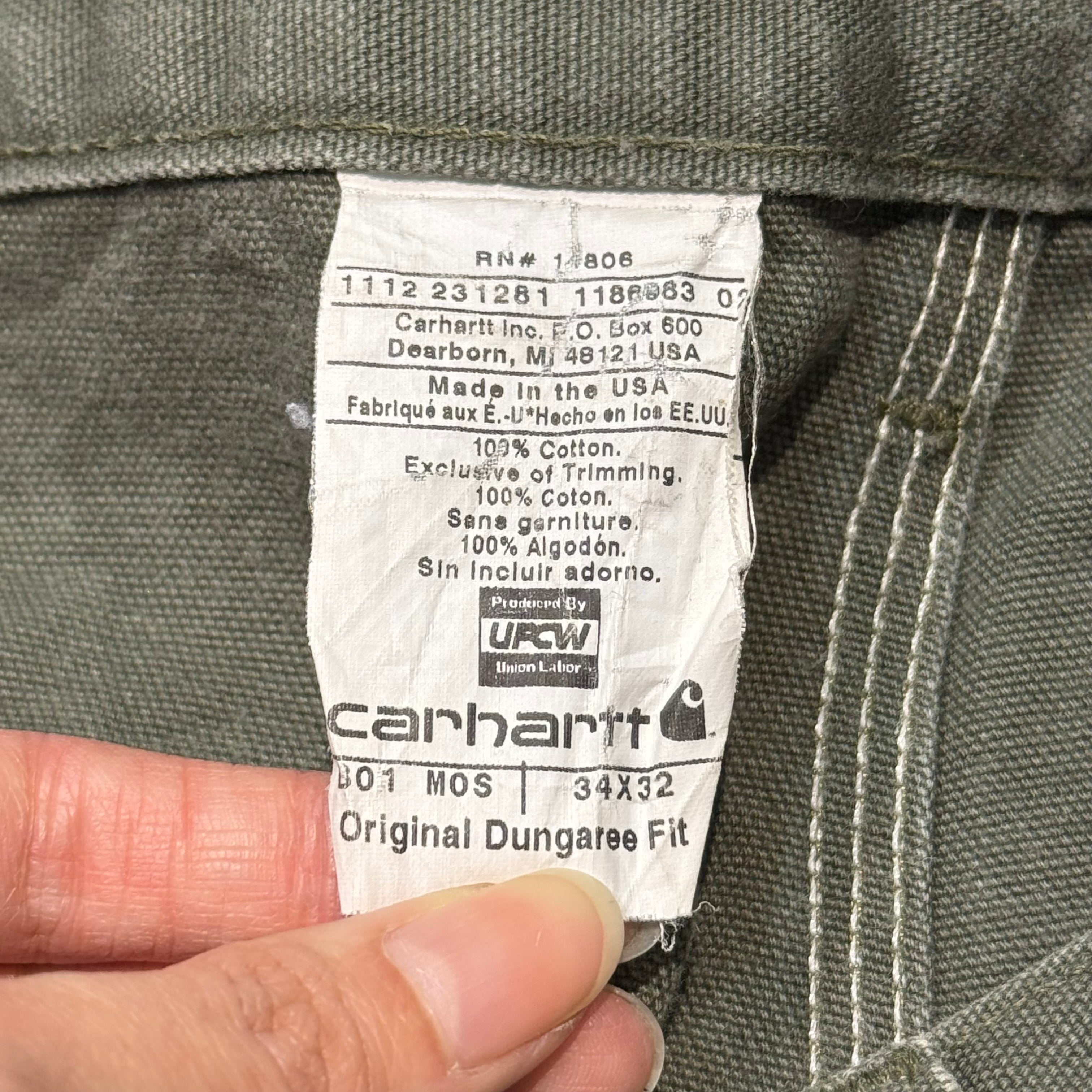 古着 USA製 Carhartt/ カーハート/ ダブルニーペインターパンツ/ 実寸