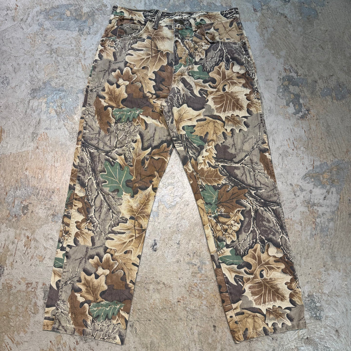 古着 Wrangler/ ラングラー/ リアルツリーカモパンツ/ 実寸サイズ34×32