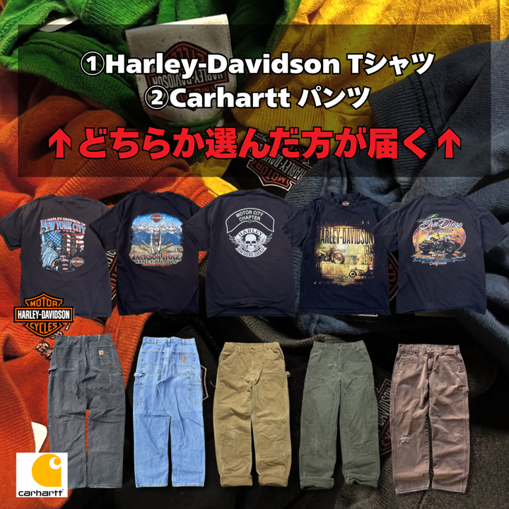 【400名様限定】ハーレーorカーハートが確定で当たる夏福ガチャBOX(3着セット)