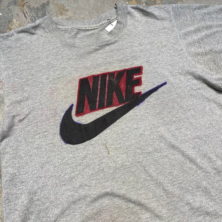 古着 ~90's NIKE/ナイキ / ヴィンテージ シングルステッチ プリントTシャツ/サイズS-M相当