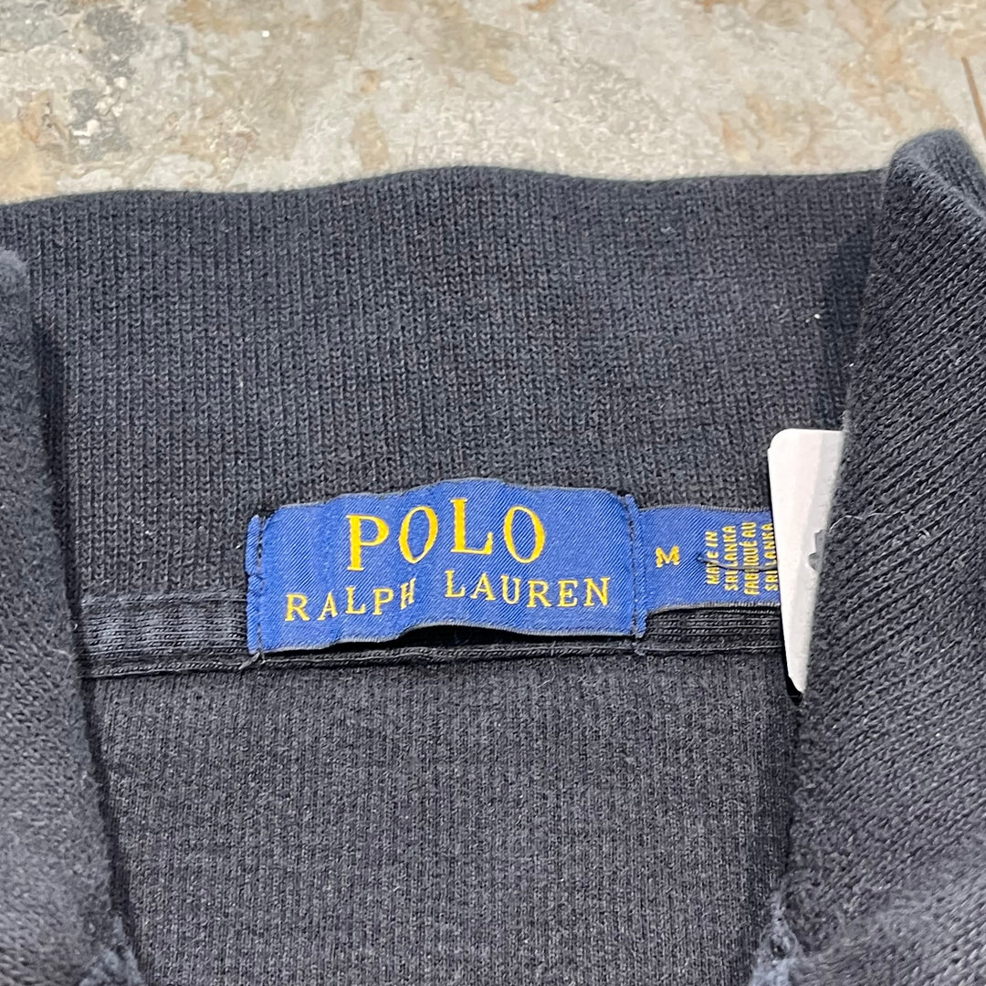 #3337 古着 Polo Ralph Lauren/ポロラルフローレン / Half Zip Cotton Knit Sweater/ハーフジップ コットンニット セーター / サイズM