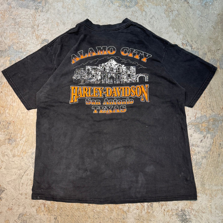 Used clothing 95's Harley-Davidson/Harley-Davidson/Printed T-shirt/Size XXL