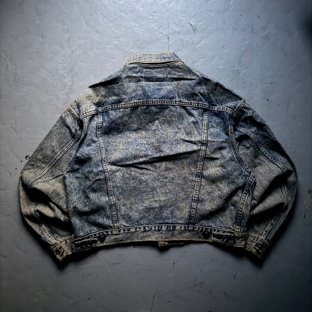 古着 80's USA製 Levi's/ リーバイス/ デニムジャケット/ Gジャン/ コーヒー染め/サイズXL