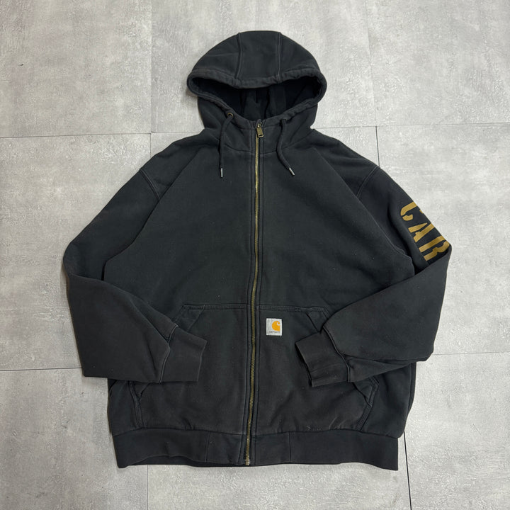 古着 carhartt/カーハート/ミッドウェイト・ジップフードスウェット/サイズL