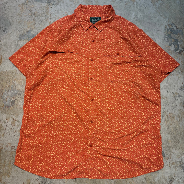 旧衣服WOOLRICH/羊毛rich /短袖衬衫/总花样/尺寸2xl