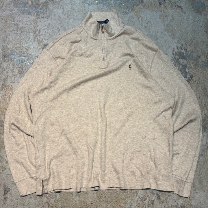 古着 POLO by Ralph Lauren/ ポロ バイ ラルフローレン/ ハーフジップニットセーター/ サイズXL