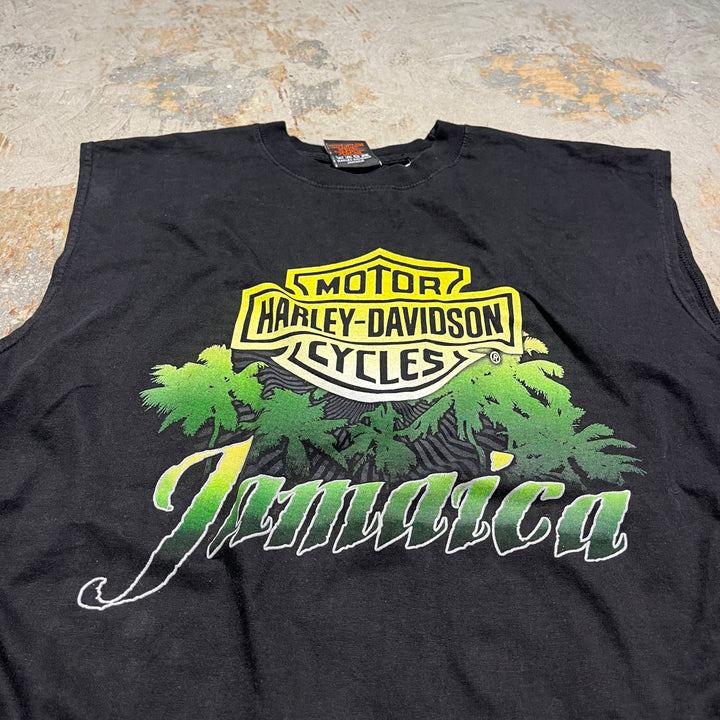 古着 Harley-Davidson/ハーレー ダビッドソン ジャマイカ プリントTシャツ サイズXL