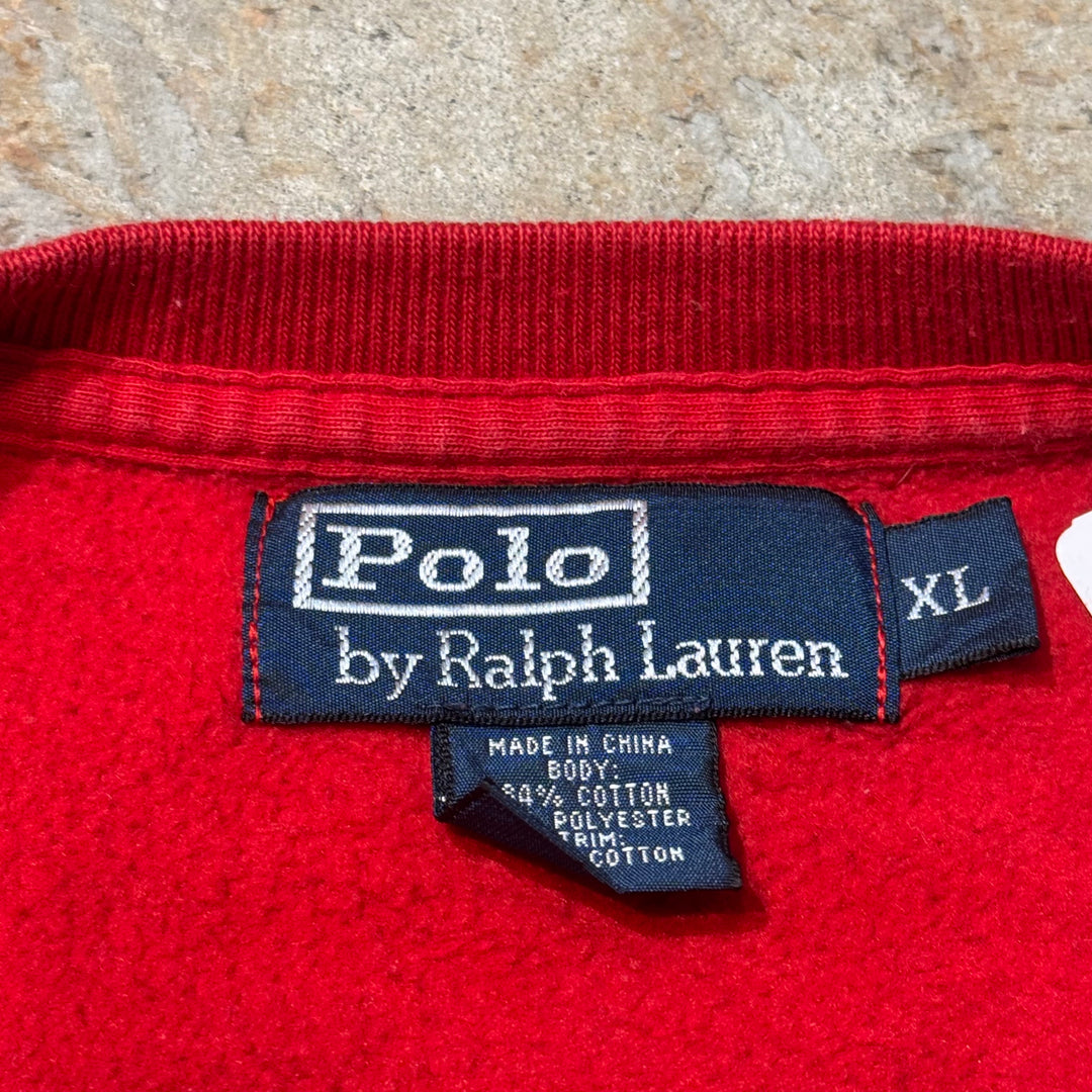 古着 90's~ POLO by Ralphlauren/ ポロバイラルフローレン/ クルーネックスウェット/ サイズXL