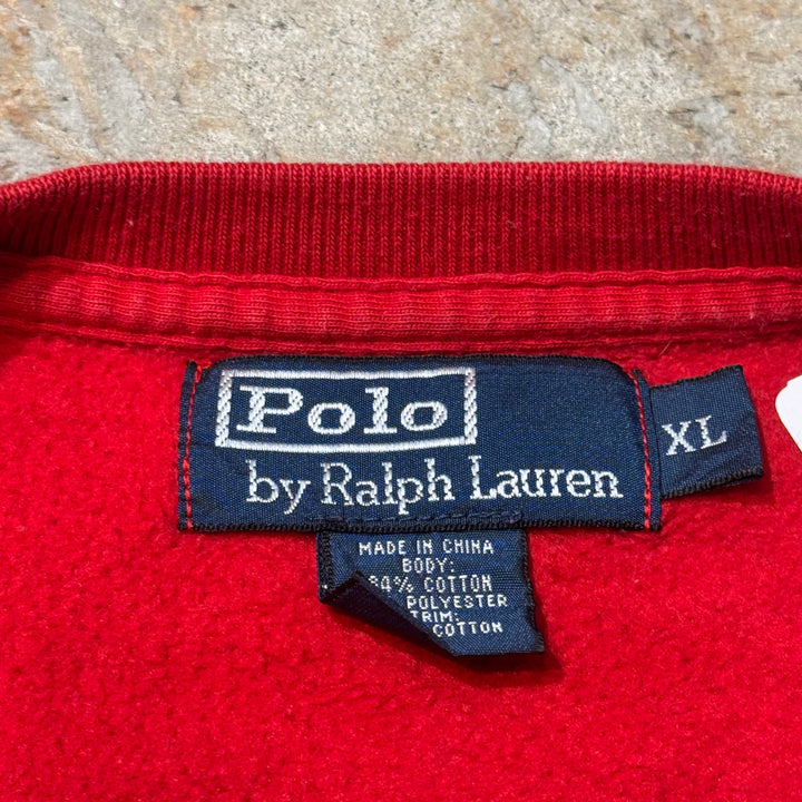 古着 90's~ POLO by Ralphlauren/ ポロバイラルフローレン/ クルーネックスウェット/ サイズXL