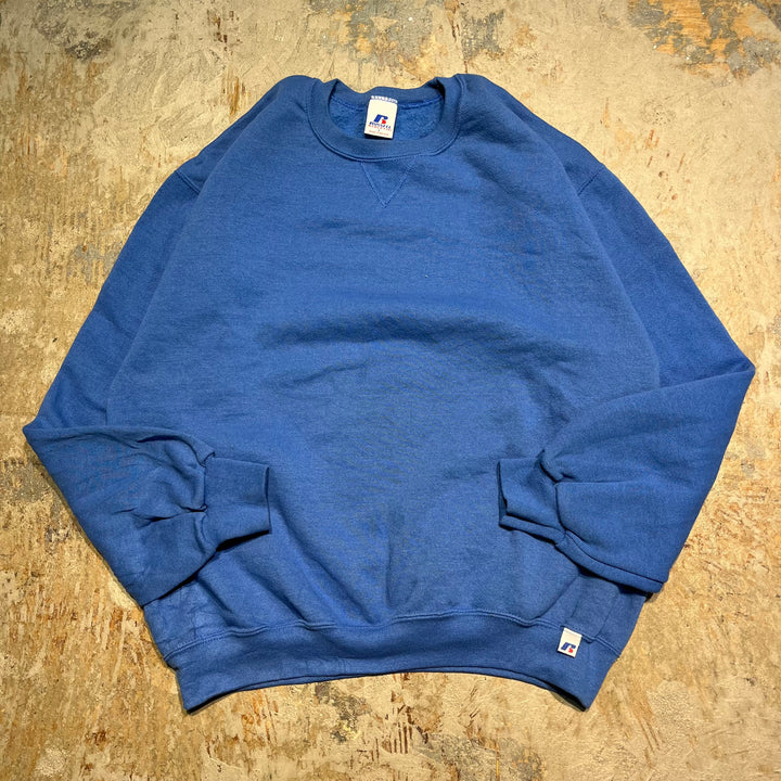 #3543 古着/Russell/ラッセル/Crewneck sweat/クルーネックスウェット/ブランクスウェット/無地/サイズL