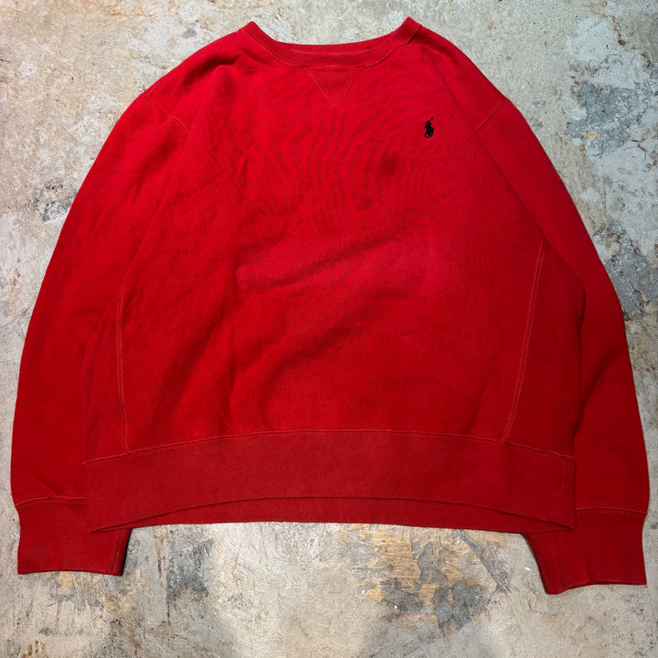 古着 90's~ POLO by Ralphlauren/ ポロバイラルフローレン/ クルーネックスウェット/ サイズXL