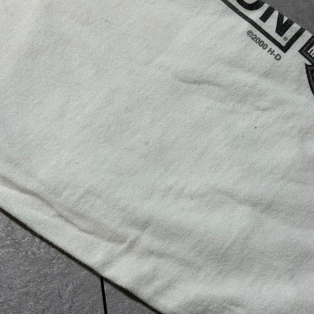 古着 USA製 00's Harley-Davidson/ハーレーダビッドソン/ ロングスリーブプリントTシャツ/サイズM
