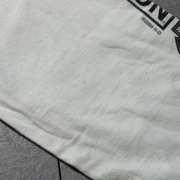 古着 USA製 00's Harley-Davidson/ハーレーダビッドソン/ ロングスリーブプリントTシャツ/サイズM