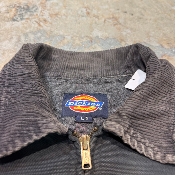 古着 Dickies/ ディッキーズ/ デトロイトジャケット/ 裏地ブランケット/ 襟コーデュロイ/サイズL