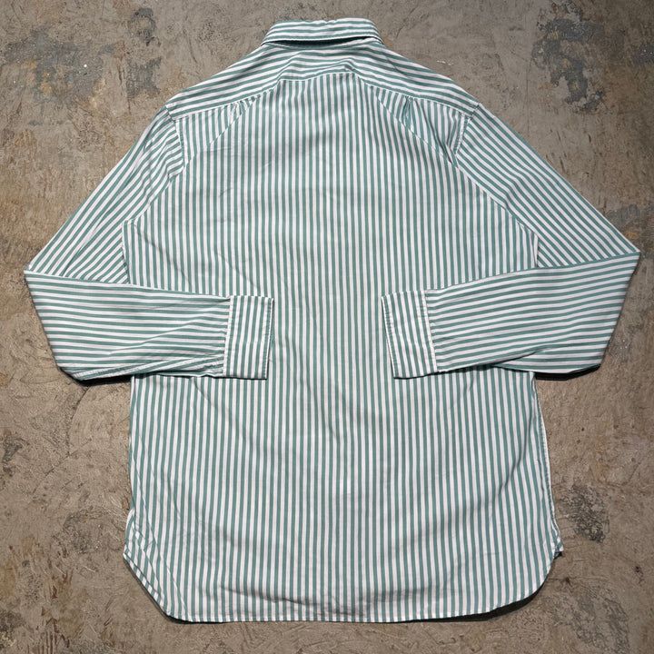 古着 POLO by Ralph Lauren/ ラルフ ローレン/ ボタンダウン長袖シャツ/ ストライプ柄/ サイズM