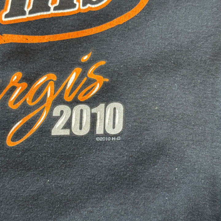 古着 USA製 Harley-Davidson ハーレーダビッドソン プリントTシャツ レディース Y2K サイズL