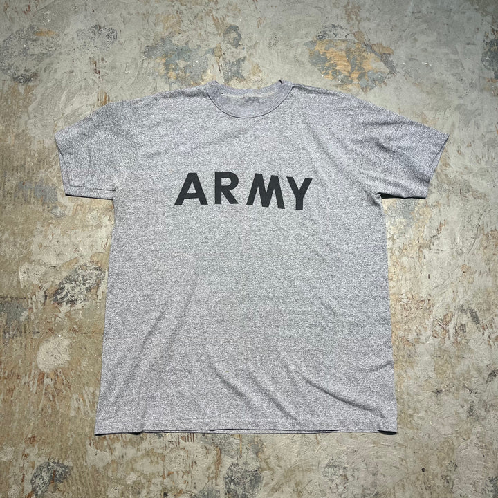 古着 90's US ARMY/アーミー/米軍/ヴィンテージ シングルステッチ プリントTシャツ/サイズL-XL相当