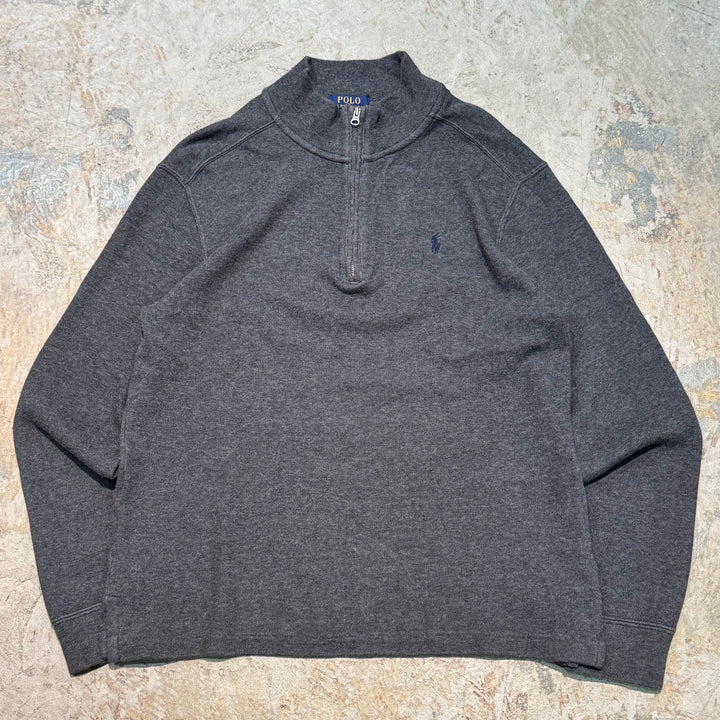 古着 POLO by Ralph Lauren/ ポロ バイ ラルフローレン/ ハーフジップニットセーター/ サイズXL